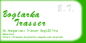 boglarka trasser business card